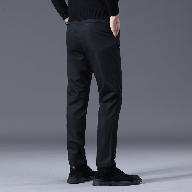 Herren Slim Fit Hose Bequem Mit Taschen