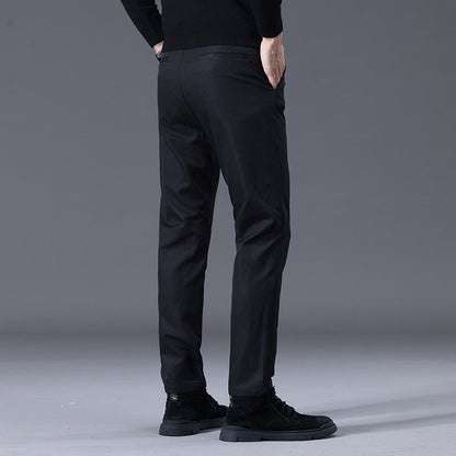 Herren Slim Fit Hose Bequem Mit Taschen