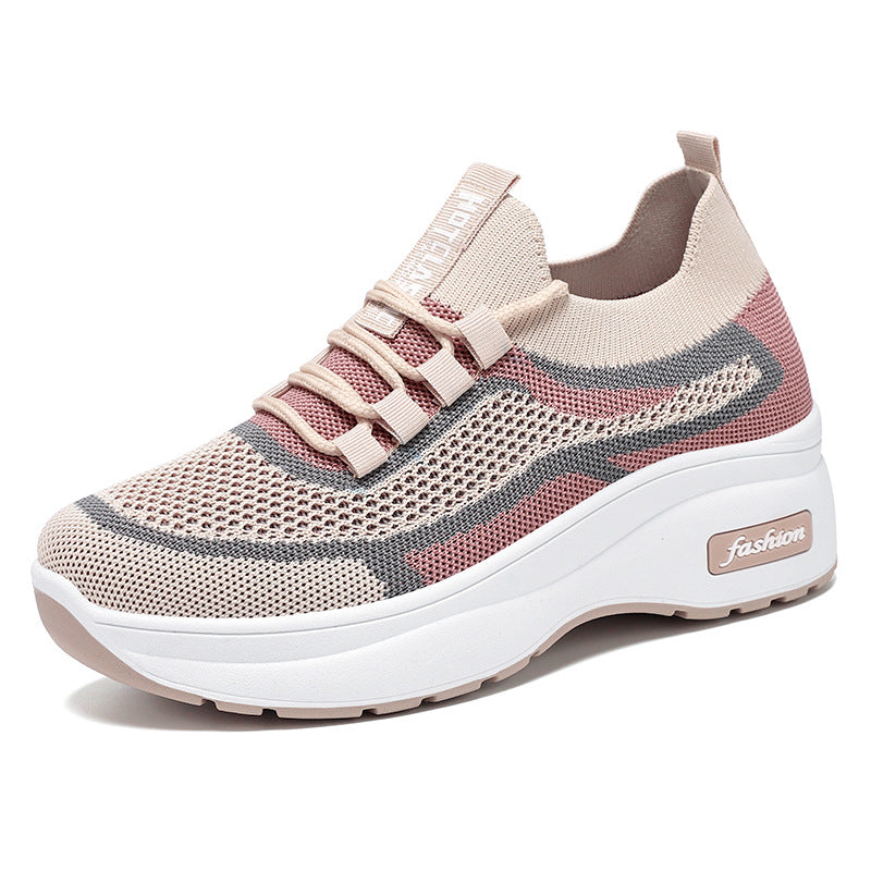 Damen Sneaker Sportlich Bequem mit Dämpfungstechnologie