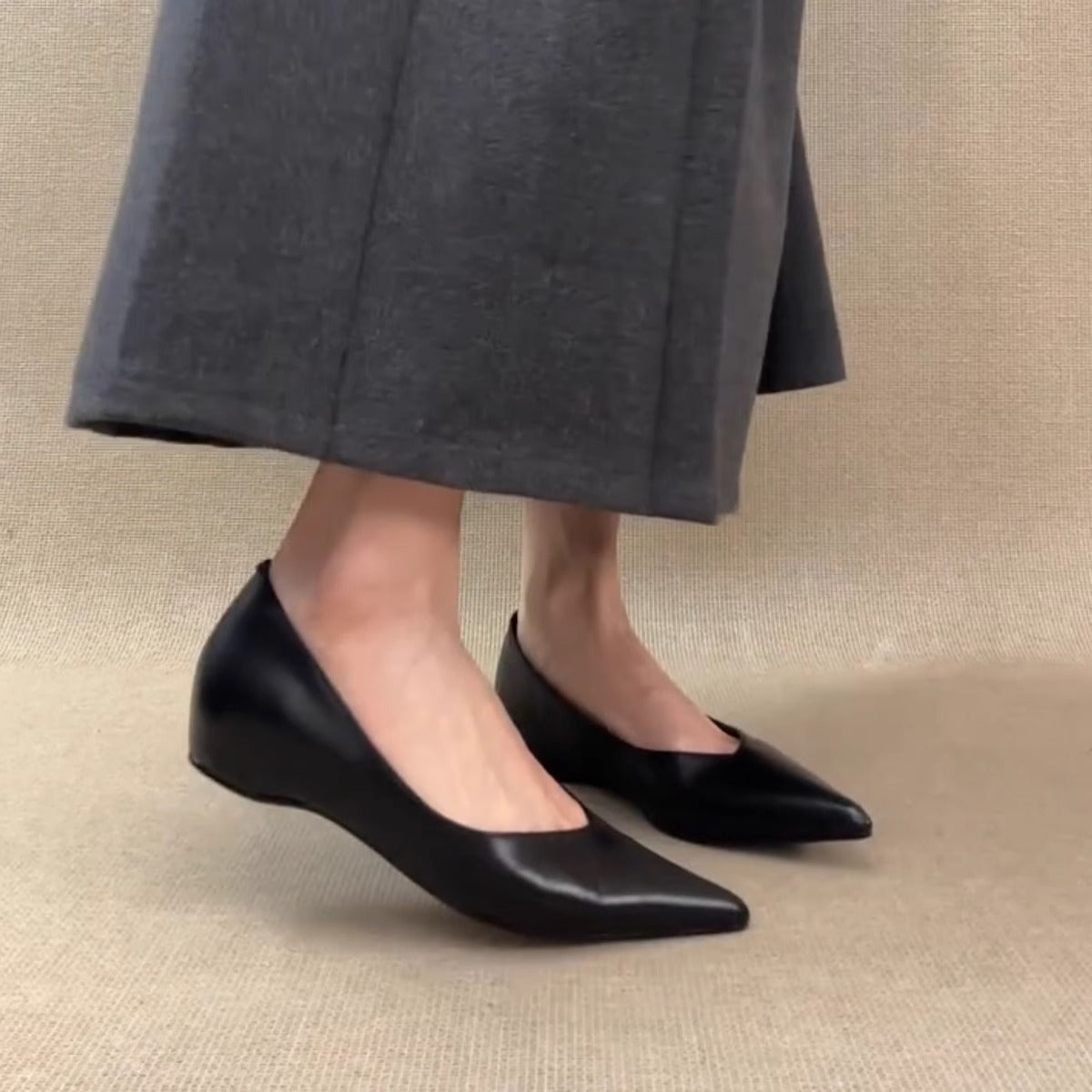 Damen Ballerinas Spitze Komfort Innenleben Elegant