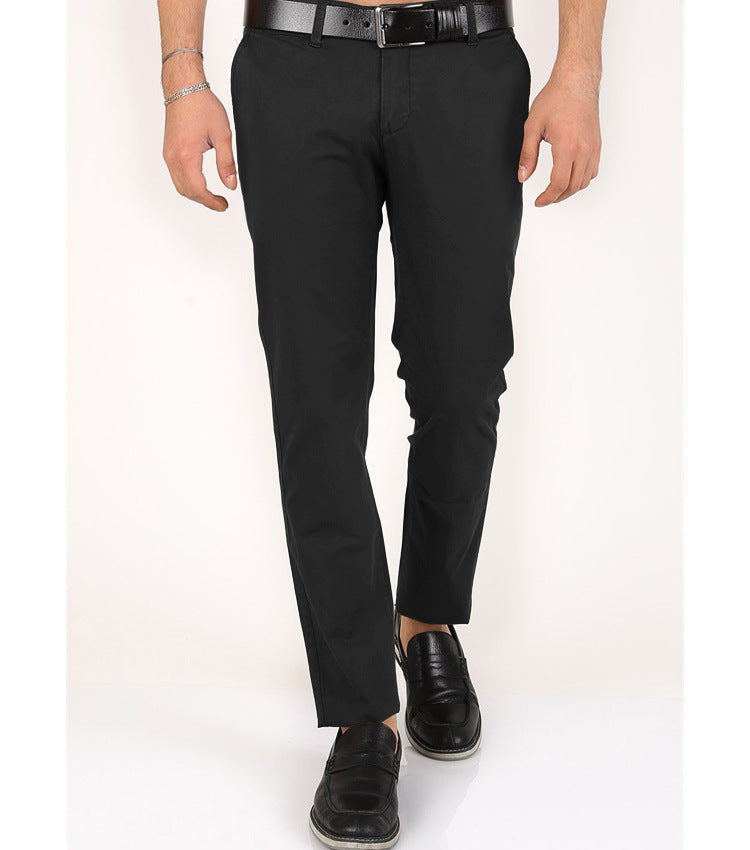 Schmale Herrenhose Stretch Chinohose Elastisch