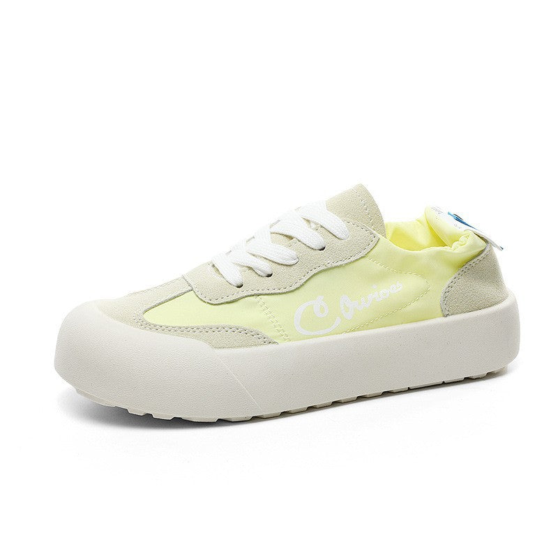Damen Sneaker Bequem Hohe Sohle Atmungsaktiv Mesh - BerlinGlamour