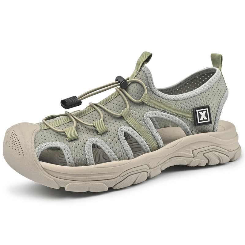 Damen Freizeitsandalen Atmungsaktiv Schnellschnürer bequem