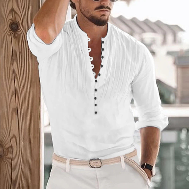 Herren Bluse Modisch Baumwoll Berlin Style