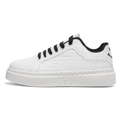 Damen Sneaker Geometrisch Design Komfort Sohle