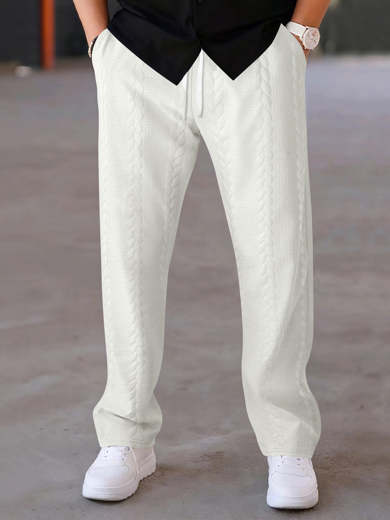 Herren Freizeit-Hose Elastisch Modern Mit Stretch