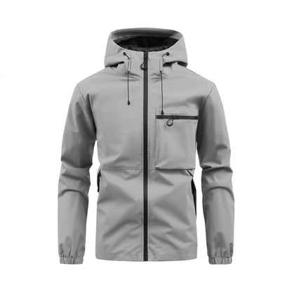 Herren Funktionsjacke Wasserdicht Sportlich Modern