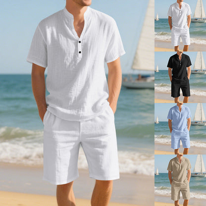 Herren Freizeitanzug Atmungsaktiv Baumwolle Elegant - BerlinGlamour