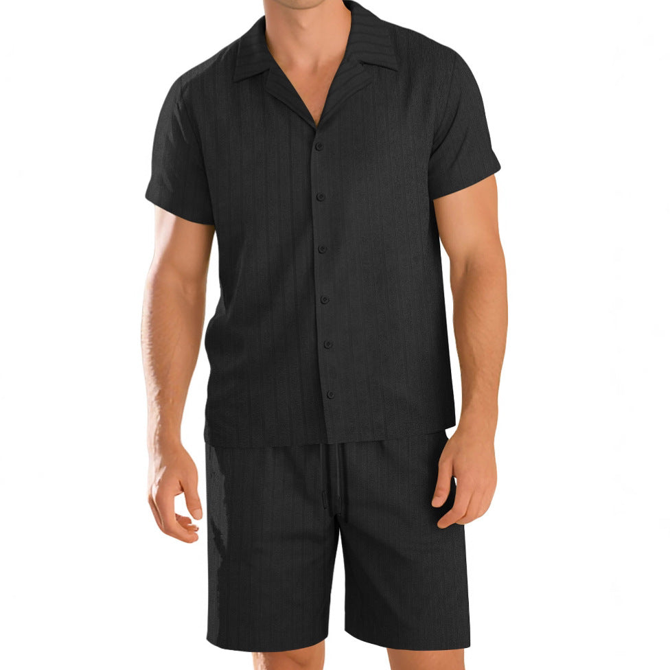Herren Kurzarmhemd Slim Fit Modern Berlin Stil