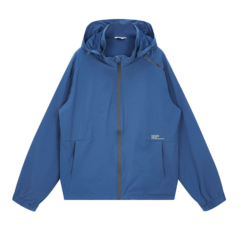 Herren Outdoor-Jacke Wasserdicht Verstellbare Kapuze Leicht - BerlinGlamour