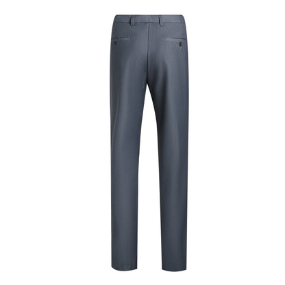 Herren Anzughose Slim Fit Schwarze Hose