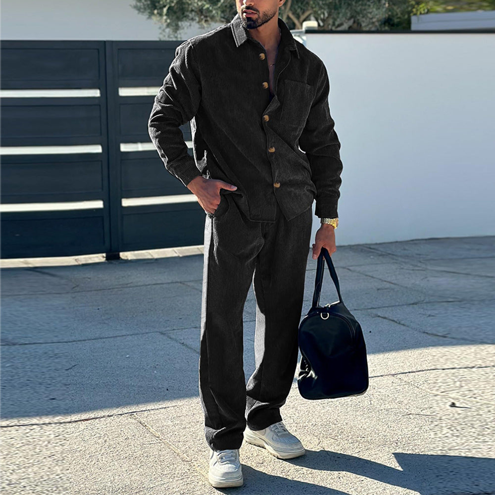 Herren Freizeitanzug Modern mit praktischen Taschen - BerlinGlamour