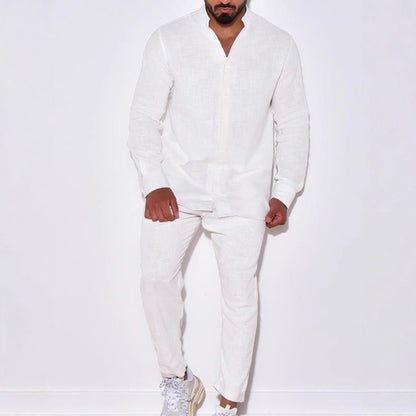 Herren Schlafanzug Set Bequem Stylisch 2-teilig