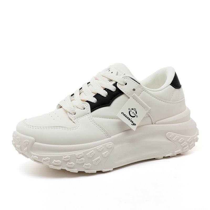 Damen Sneaker Sportlich Rutschfest Weiße Sneaker Frauen - BerlinGlamour