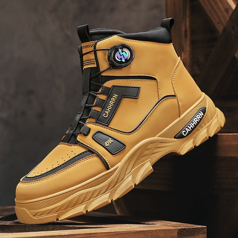 Damen Sneaker High-Top Laufschuhe Schnellschnürsystem Sportlich