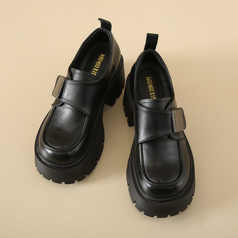 Damen Stiefeletten Robust mit Riemenverschluss Modern