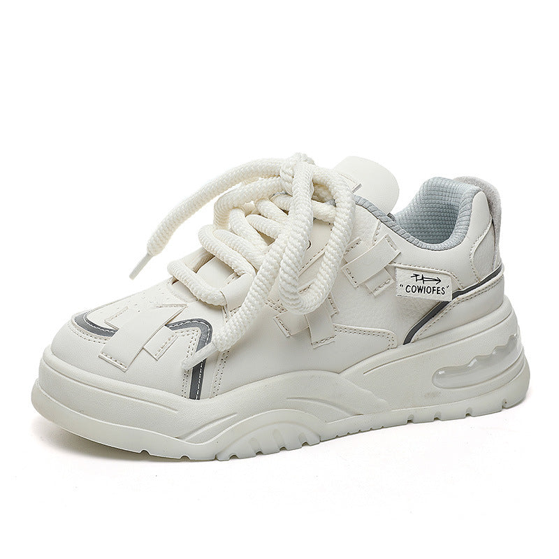 Damen Sneaker Sportlich Chunky atmungsaktiv Verstärkte Dämpfung