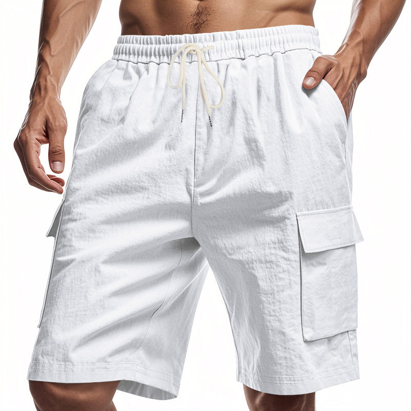 Herren Cargo Shorts Bequem Vielseitig Elastisch