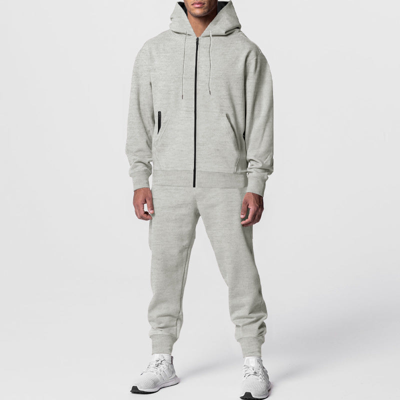 Herren Sportanzug Jogging Set Hoodie Baumwolle Bequem
