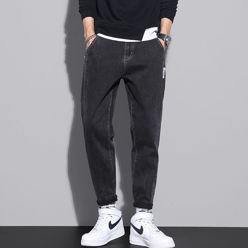 Herren Jeans Locker Bequem Elastisch Berlin Style