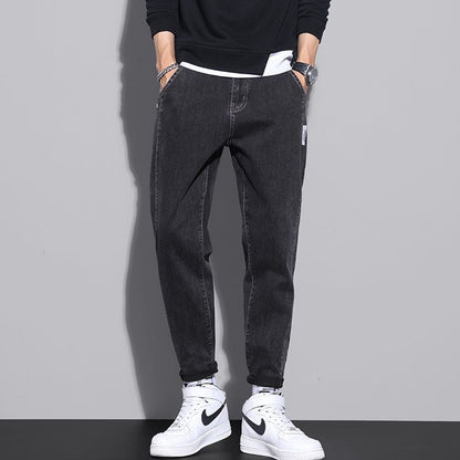 Herren Jeans Locker Bequem Elastisch Berlin Style