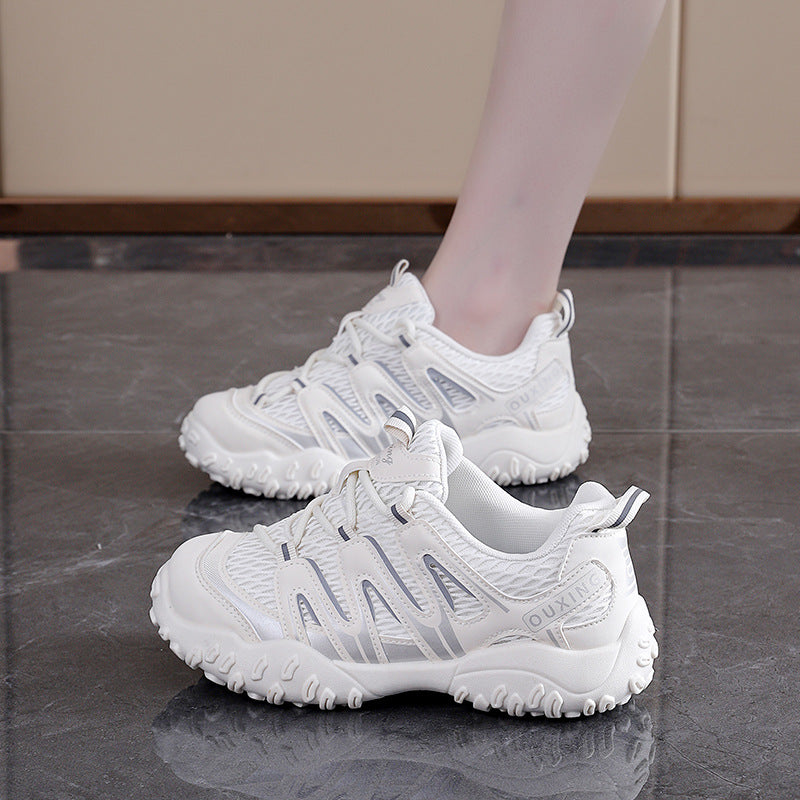 Damen Sport Schuhe Atmungsaktiv Mesh Freizeit