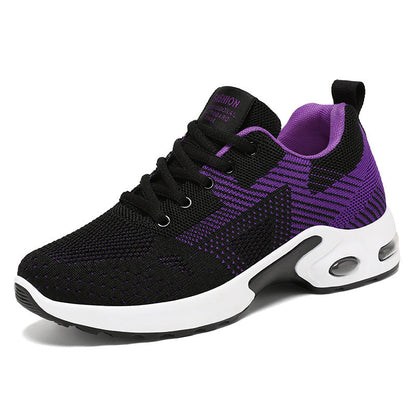 Damen Laufschuhe Sportlich Atmungsaktiv Netzstruktur