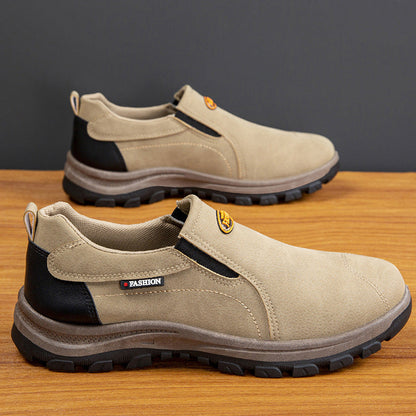 Damen Freizeitschuhe Bequem Slip-On Schuhe mit Stabilen Sohlen