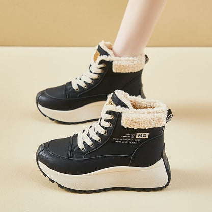 Damen Sneaker Warm Winter Schuhe Sportlich Rutschfest
