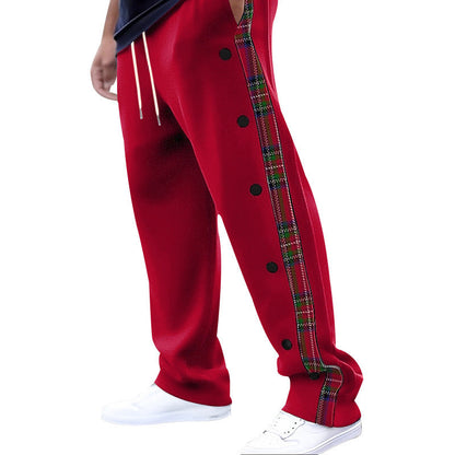 Herren Jogginghose Bequem Karomuster Modern