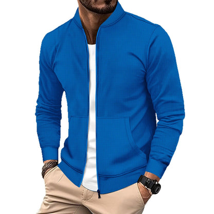 Herren Sweatjacke Sportlich Modern mit Taschen