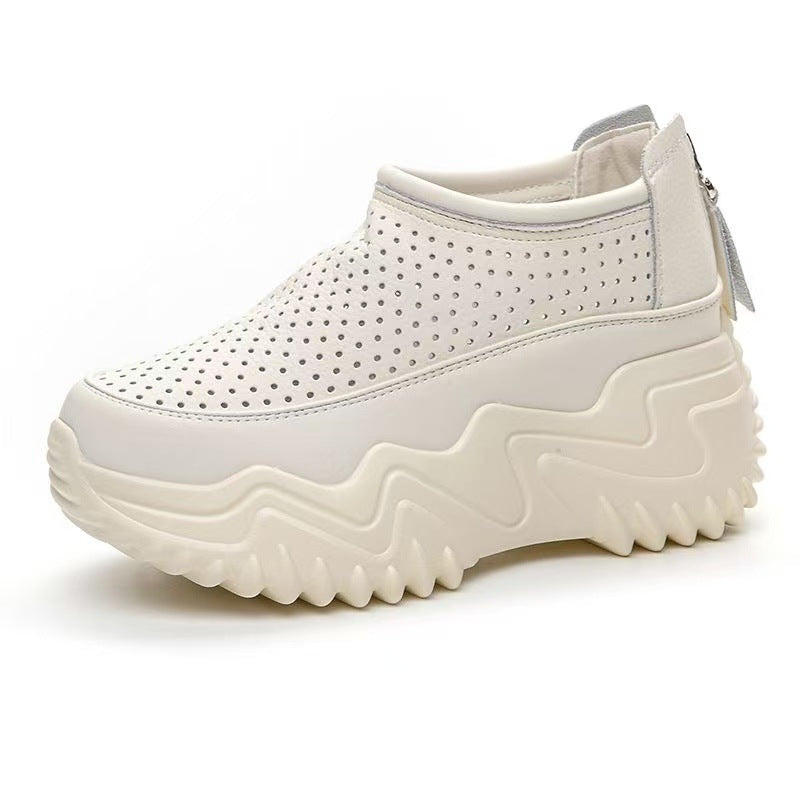 Damen Sneaker Atmungsaktiv Elegant Bequem Slip-On
