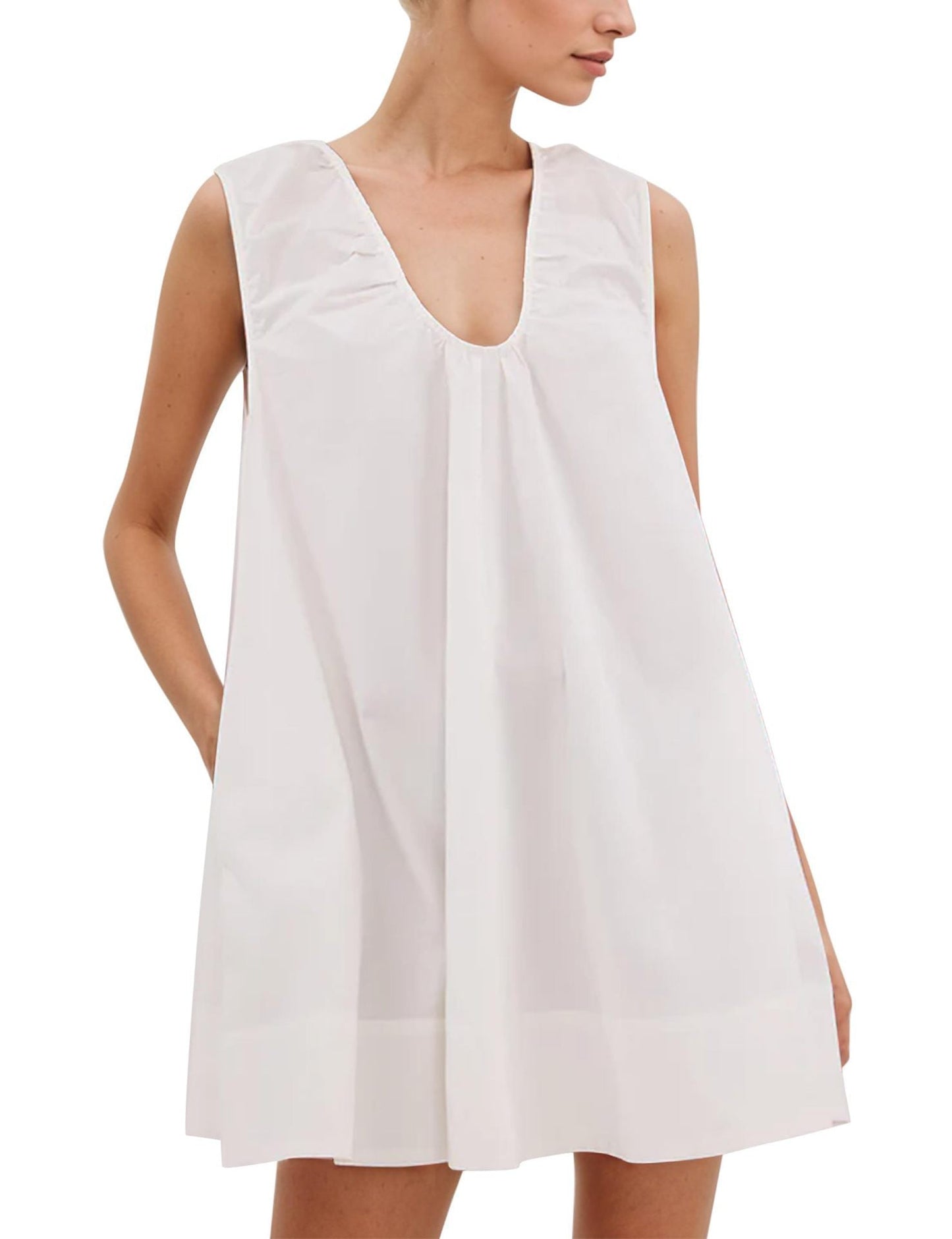 Sommerkleid Damen Lässig Rüschenkleid Kurz