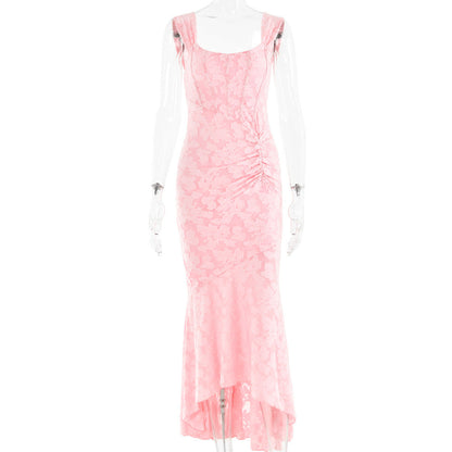 Etuikleid Damen Elegant mit Drapierung Effekt