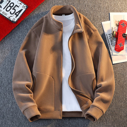 Herren Fleecejacke Warm Praktisch Reißverschluss