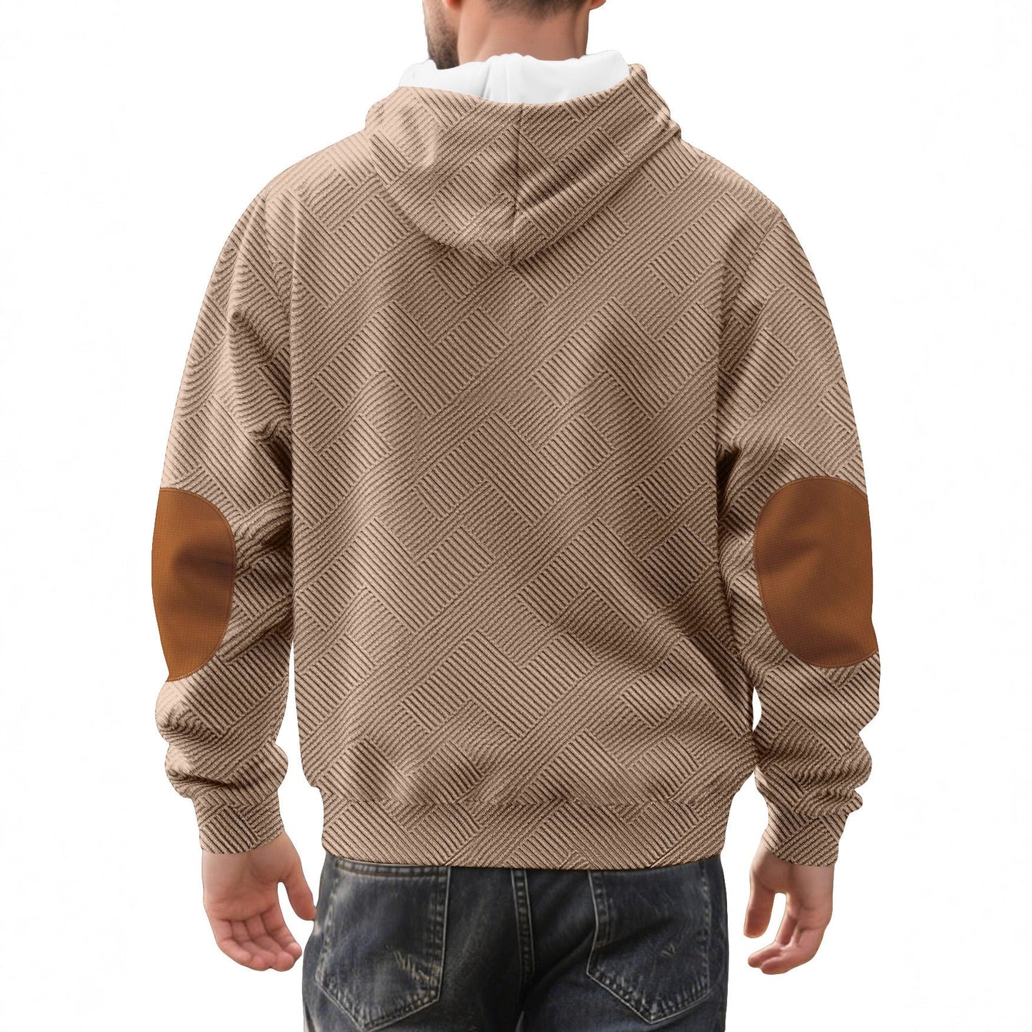 Herren Kapuzenpullover Modern Strukturiert Trendig
