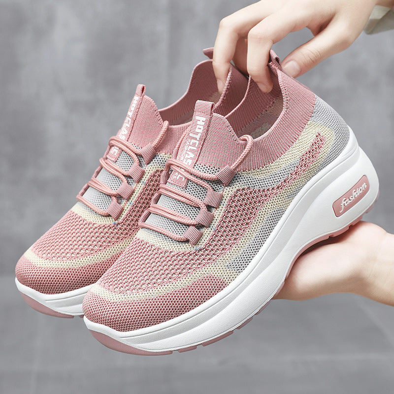 Damen Sneaker Sportlich Bequem mit Dämpfungstechnologie - BerlinGlamour