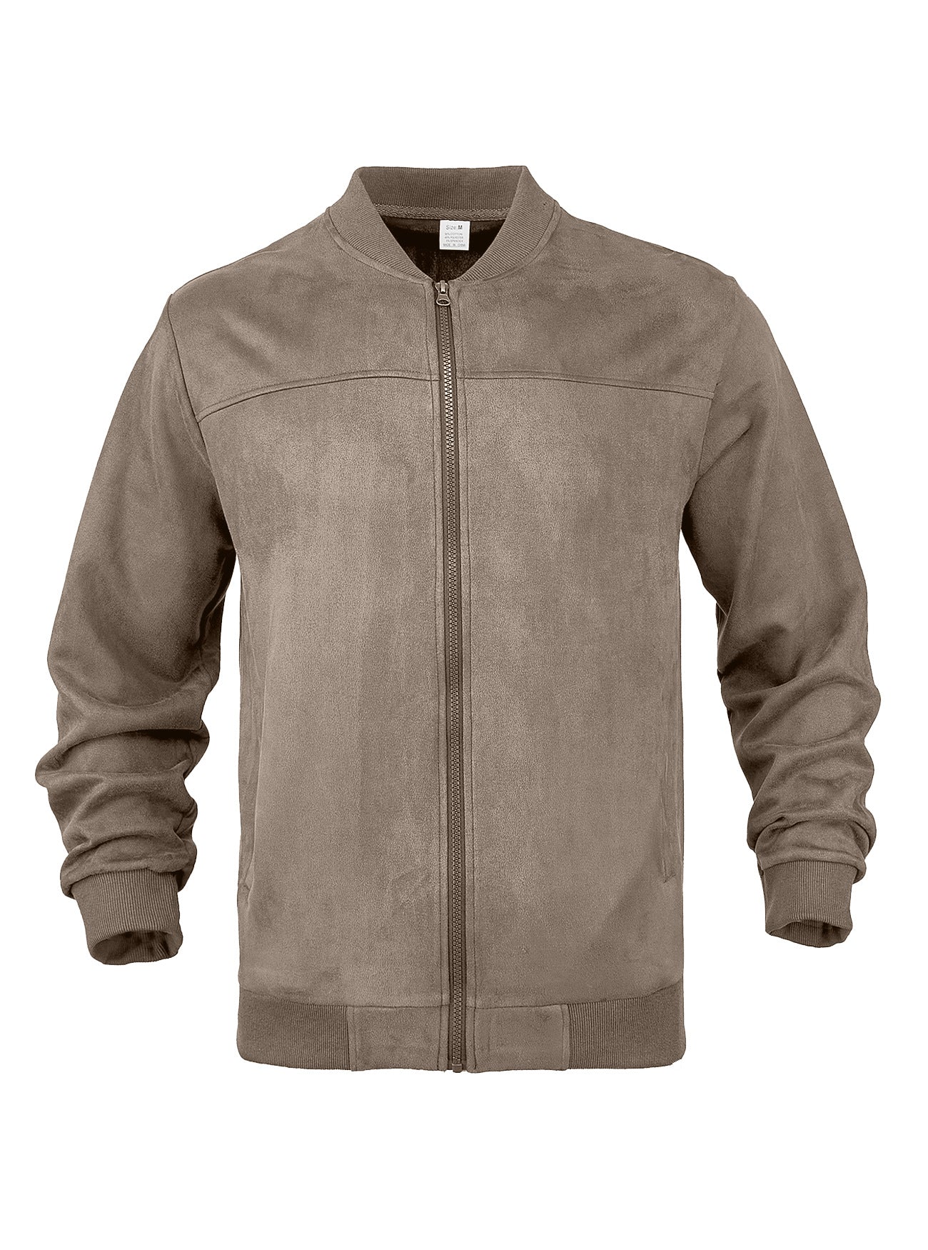 Herren Bomberjacke Modern mit Weicher Innenfütterung und Elastischen Ärmeln