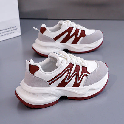 Damen Sneaker Chunky atmungsaktiv Weite Sohle