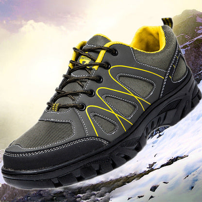 Damen Outdoor-Sneaker Atmungsaktiv Rutschfest Schwarz