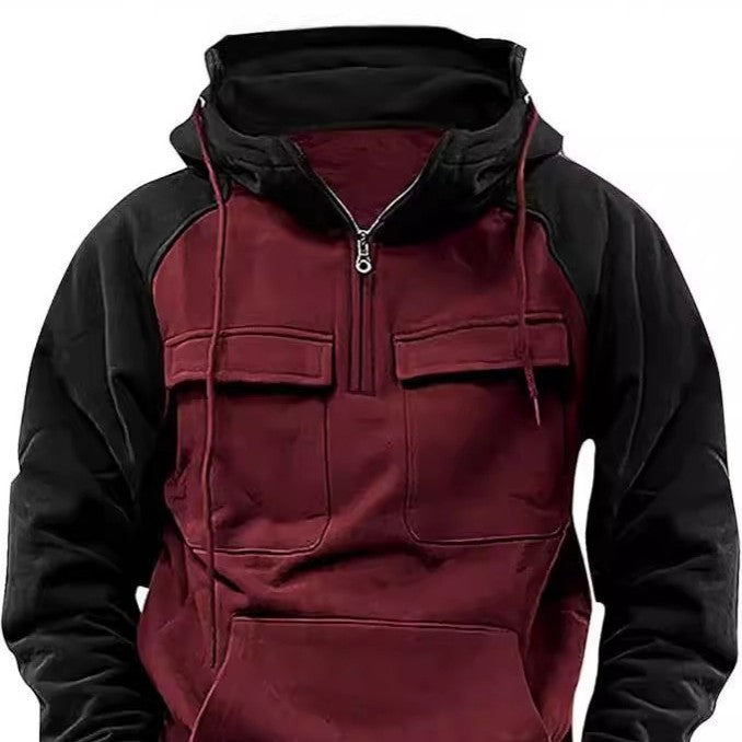 Herren Sportpullover Kapuzenpullover Mit Taschen Modern