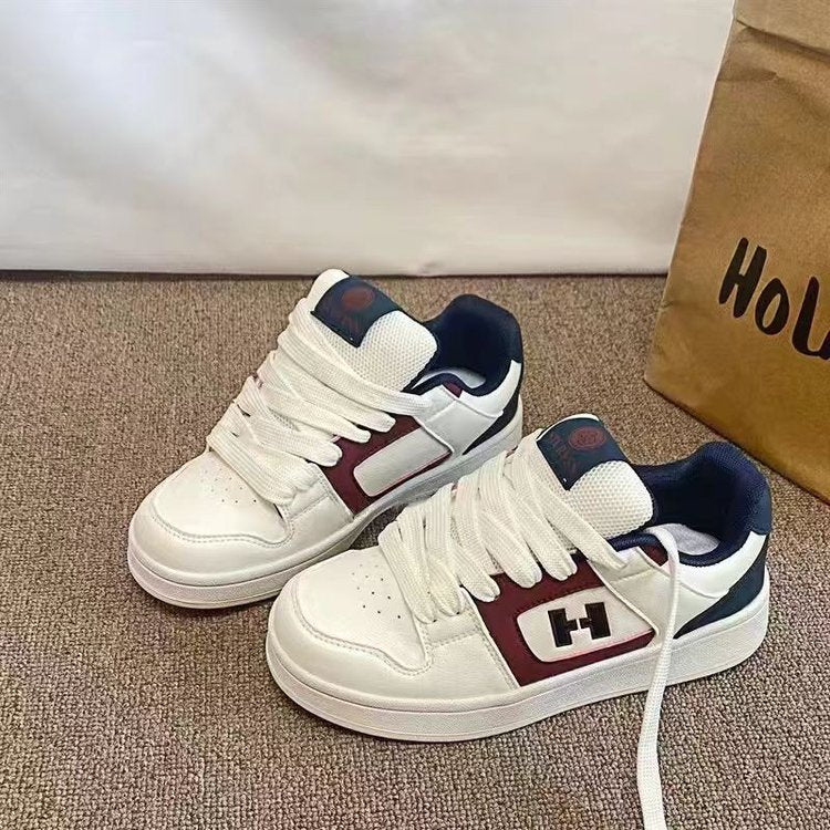 Damen Sneaker Sportlich Kontrast Farben