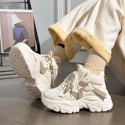 Damen Fitness-Sneaker Gefüttert Rutschfest Modern