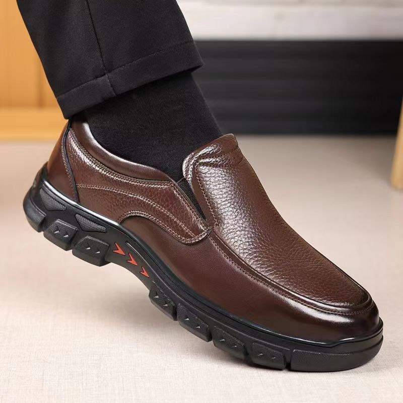 Damen Lederschuhe Slip-On Schuhe Ergonomisch Bequem