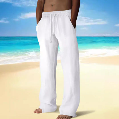 Herren Strandhose Leicht Freizeithose Sommer