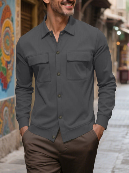 Männer Freizeithemd mit Taschen Modern Urban