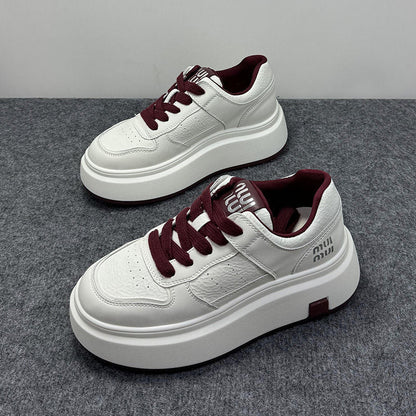 Damen Plateau Sneaker Bequem Mit Innovativem Design