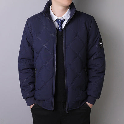 Reißverschluss Steppjacke Damen Elegant Business