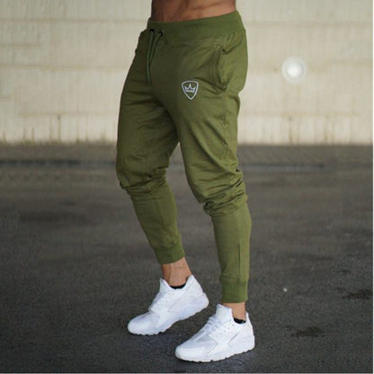 Herren Jogginghose Slim Fit Elastisch Schwarz