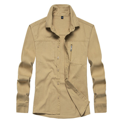 Herren Langarmshirt Modern mit Taschen Berlin Style